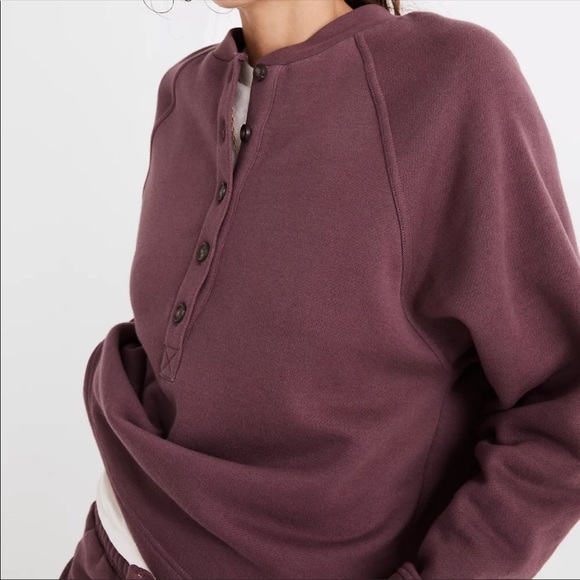 MWL Betterterry Henley Sweatshirt - Picture 2 of 2